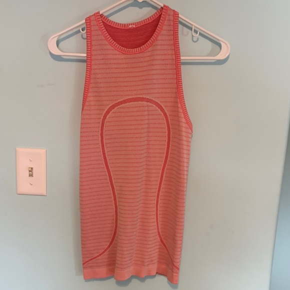 lululemon bundle of Tank Tops in Teal, Pink, and Blue - Picture 3 of 6